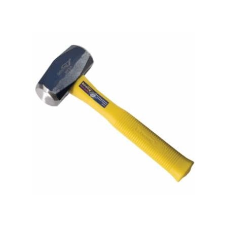 Estwing Sure-Strike Drilling Hammer, 3 lb, 11 in, Straight Fiberglass Handle 268-MRF3LB