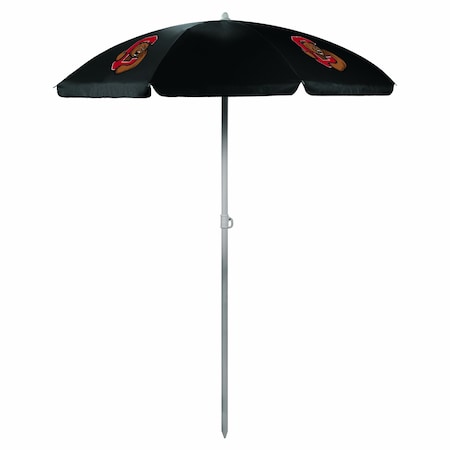 Picnic Time Family Of Brands NCAA Cornell Big Red Outdoor Canopy Sunshade Beach Umbrella 5.5' - Small Patio Umbrella 822-00-179-684-0