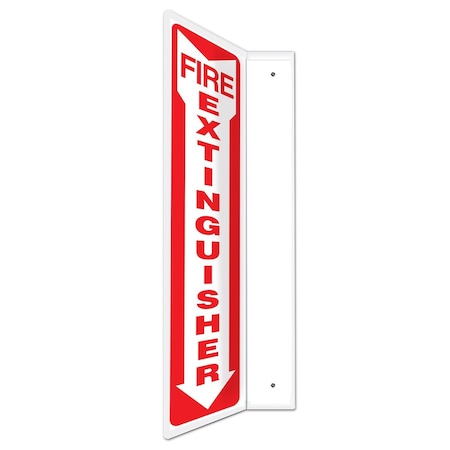Accuform Fire Extinguisher Sign, 24X4" PSP719