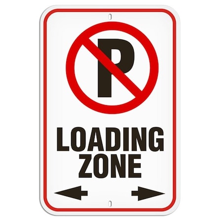 Primeguard Loading Zone-Arrows, 12'' x 18'' PSS1002R