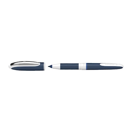 Schneider Pen One Change Rollerball Pen, Refillable, 0.6 mm, Blue Ink, Single Pen 183703