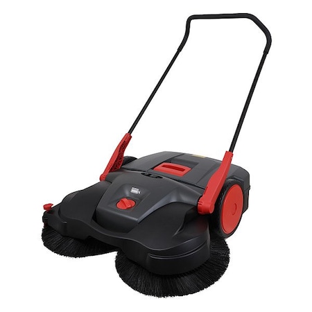 Bissell Commercial Walk-Behind Sweeper, 47 in L, Polyethylene BG697B