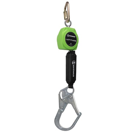 Safewaze Latitude 11ft Single Web SRL: Carabiner, Rebar Hook 024-5420