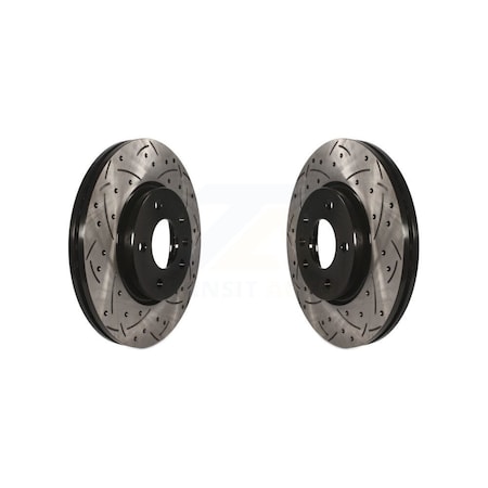 Ds-One Front Drill Slot Brake Rotors Pair For Chevrolet Equinox Malibu Cruze Buick GMC Terrain GX KD-100008
