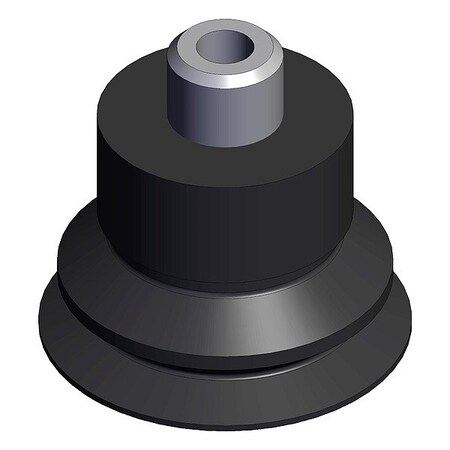 Smc Bellows Cup, Black, Bellows Pad ZP2-TB15MBS-H5