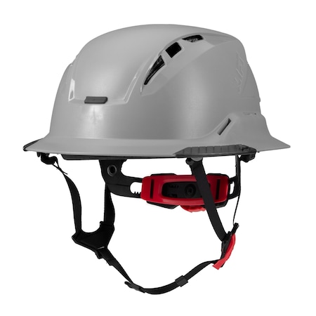 Lift Safety RADIX TYPE 2 FULL BRIM VENTED (Grey) - ANSI-C, TYPE 2 HRXF-25YC2
