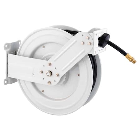 Alert Reel Mfg ProReel Industrial Air Hose Reel, 100', 3/8" Flexible Hose Diameter, Dual Arm, Retractable HTL9-A30U