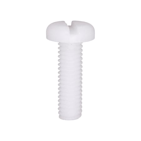 Auveco Natural Nylon License Plate Screw M6-1.0 x 20mm, 100PK 17169