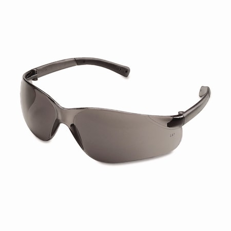 Mcr Safety BearKat, Safety Glasses, Anti-Scratch, Gray Lens, Gray Frame, Wraparound BK112