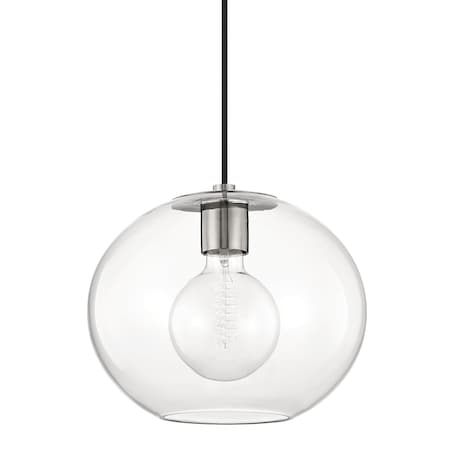 Mitzi Margot 1 Light Pendant 18.25 In. Polished Nickel H270701L-PN