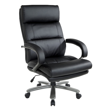 Office Star Products ECH Series Big and Tall Executive Chair, Black ECH95297BT-EC3