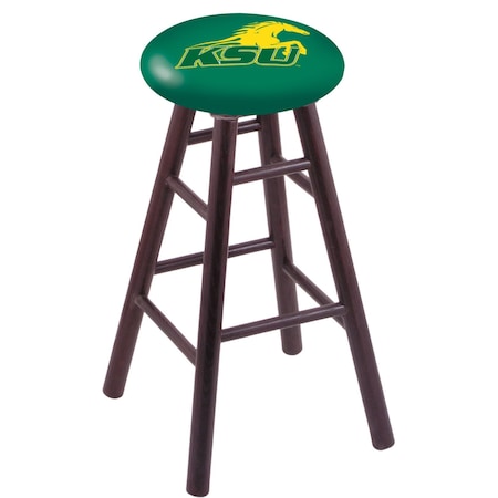 Holland Bar Stool Co Oak Bar Stool, Dark Cherry Finish, Kentucky State University Seat RC30OSDC