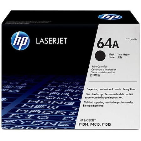 Hp 64A (CC364AG) Black Original LaserJet Toner Cartridge for US Government (10,000 Yield) CC364AG