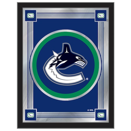 Holland Bar Stool Co Vancouver Canucks 17" x 22" Logo Mirror MLogoVanCan