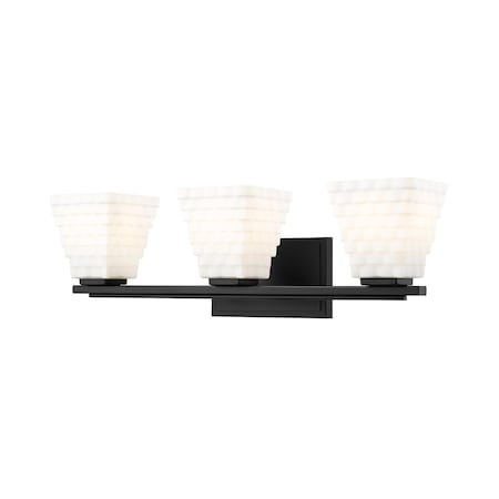 Z-Lite 3 Light Vanity in Matte Black 7514-3V-MB