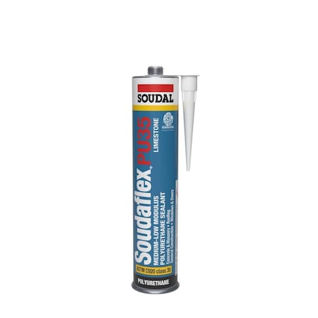Soudal Usa Soudaflex PU35 High Movement Polyurethane Sealant Adhesive 10.1 oz. Limestone, 648PK 144267