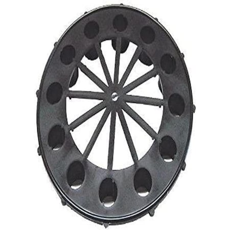 Funnel King R.V. Locking Bumper Plug , 4 in, White Ru 32920