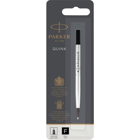Sanford Parker, REFILL FOR PARKER ROLLER BALL PENS, FINE POINT, BLACK INK 1950321
