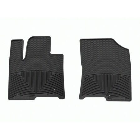 Weathertech Black, Front All Weather Floor Mats W619