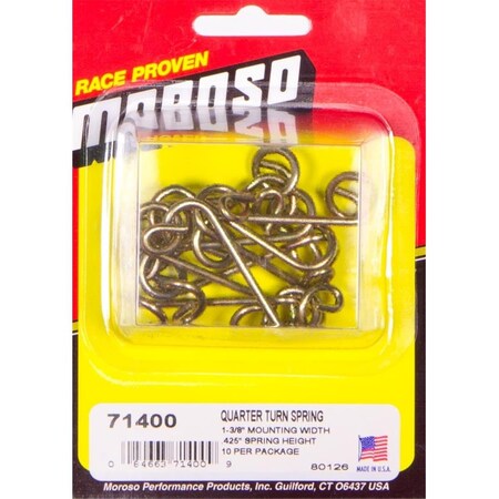 Moroso 71400 1.38 in. Quick Fastener Spring - 0.43 in. MOR71400