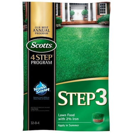 Scotts STEP 3 Lawn Food, 12.6 lb, Granular, 32-0-4 N-P-K Ratio 33040