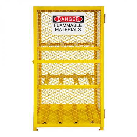 Durham Mfg Horizontal Gas Cylinder Cabinet, Cap. 6 EGCC6-SC-50