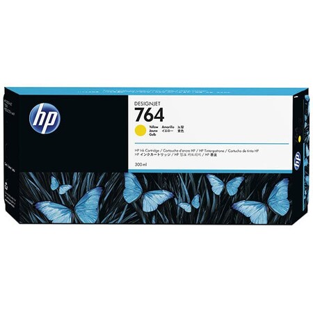 Hp 764 (C1Q15A) Yellow Original Ink Cartridge (300 ml) C1Q15A