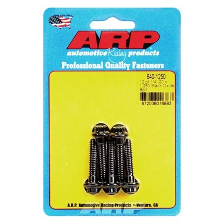 Whole-In-One 640-1250 0.25-20 x 1.25 in. 12 Point Bolt Kit - Set of 5 WH3625558