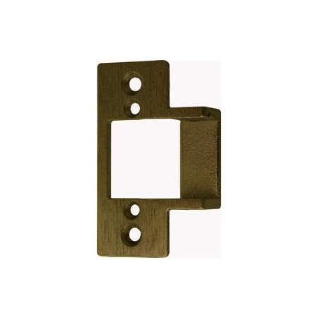 Trine Access Technology 3000 Faceplate 2-3/4in x 1-1/8in Faceplate, up to 5/8in Throw, T-Strike, Dark Bronze 234-10B