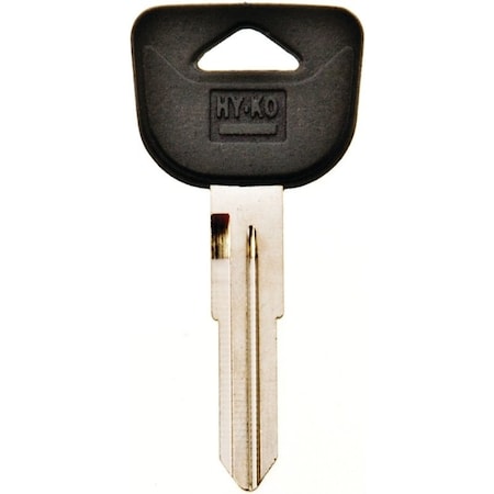 Hy-Ko Automotive Key Blank, Brass/Plastic, Nickel, For: Honda Vehicle Locks 12005HD91