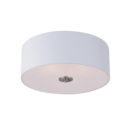 Cling Bongo 3-Light Flush Mount, Satin Nickel CL2242687