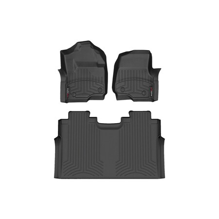 Weathertech Black, Front and Rear Floorliners 4410121-446972