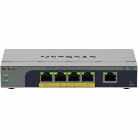 Netgear 5PT GB PLUS SWCH W POE PLUS GS105EP-100NAS