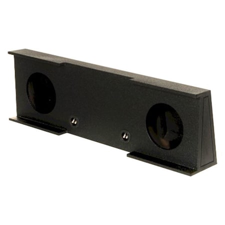 Hi-Tec 10 in. QBomb 2-Hole Sealed Subwoofer Enclosure for 2007-Pres GM Chevy Crew Cab HI1587302