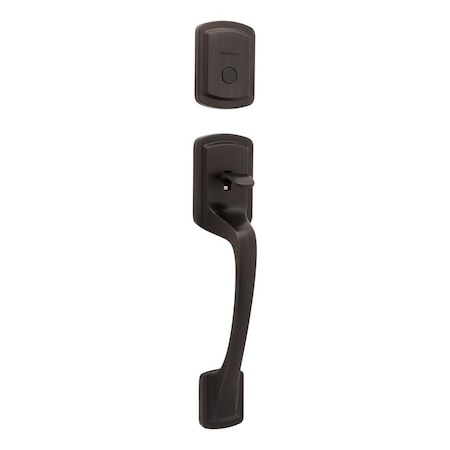 Kwikset Dummy Prague Exterior Handleset Venetian Bronze Finish 819PGHLIP-11P