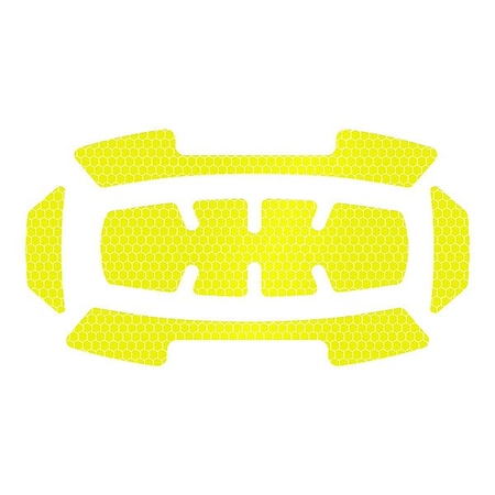 Milwaukee Tool HardHatLabel, Polypropylene, Yellow 48-73-4601