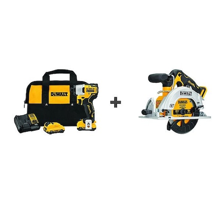 Stanley Impact Driver, Pistol Grip, 12VDC DCF801F2/DCS512B