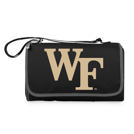 Picnic Time Family Of Brands NCAA Wake Forest Demon Deacons Blanket Tote Outdoor Picnic Blanket - Beach Blanket 820-00-175-614-0