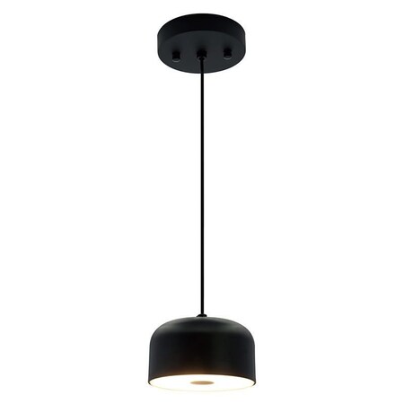 Westgate MINI 5in PAN DESIGN 55in PENDANT LIGHT 10W 5CCT CR90 DIM BLK, 27K/30K/35K/40K/50K LCFPM-MCT5-BK