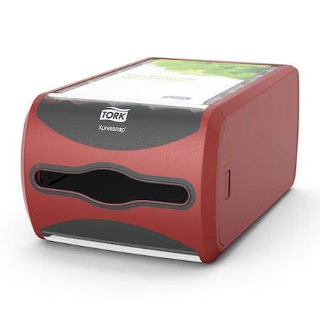 Tork Napkin Dispenser, Plastic, Countertop, 500 6436000