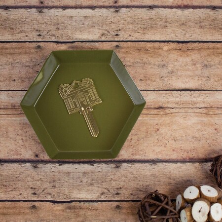 Lucky Line Brass Home Key Shapes Decorative House Key - SC1 ADA Friendly B405S