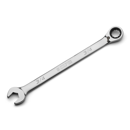 Capri Tools 3/4 in. 120-Tooth Ultra-Smooth Reversible Ratcheting Combination Wrench, XL Long Series, SAE, 12-Point CP15838