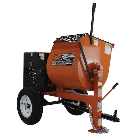 Brave Mortar Mixer 8 Cu. Ft. Steel Drum Honda GX240 BRPMM108H