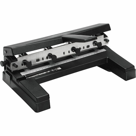 Swingline Heavy Duty Punch, 2 - 4 Holes, Adjustable Centers, A4 Compatible, 40 Sheets, Black 74450