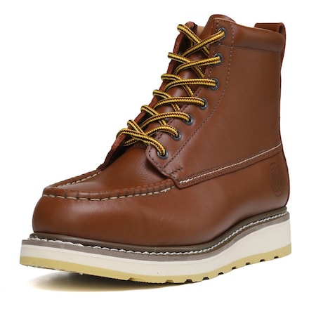 Handpoint Men's 6 in Leather Slip Resistant Durability Composite Toe Work Boots, 10 H84992D-10