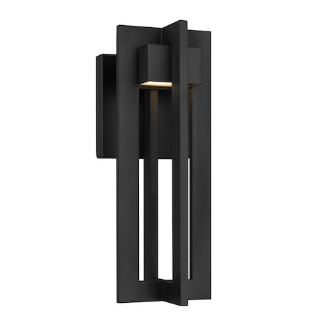 Homeroots Black LED Dimmable Outdoor Hanging Light 713117