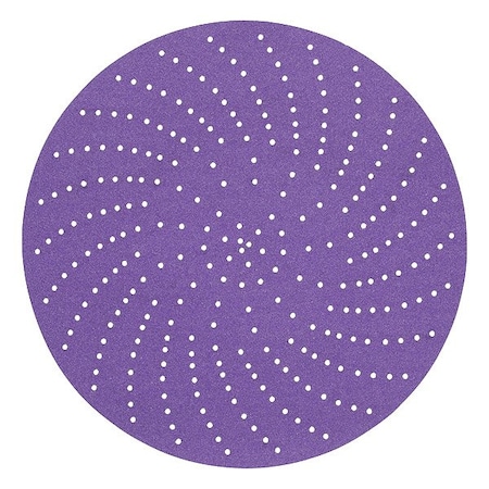 3M Cubitron Hook-and-Loop Sanding Disc, 6" Dia, Multi-Hole, Precision Shaped Ceramic, 80+ Grit, Open Coat Type 7100044445
