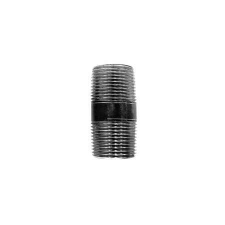Stz Industries 3/4 in. MIP each X 3/4 in. D MIP Black Steel 2 in. L Nipple 300UP34X2