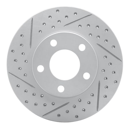 Dynamic Friction Co DFC Geoperformance Rotor - Drilled and Slotted 830-54033L