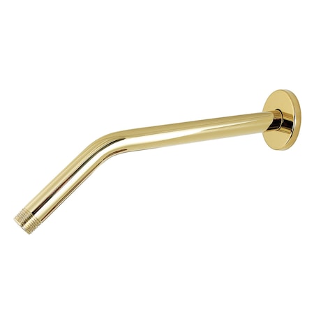 Kingston Brass 12" Shower Arm with Round Flange, Polished Brass K163R2